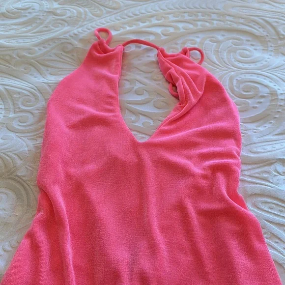 Hot Pink Bodycon Dress by Copper Closet - Picture 6 of 10